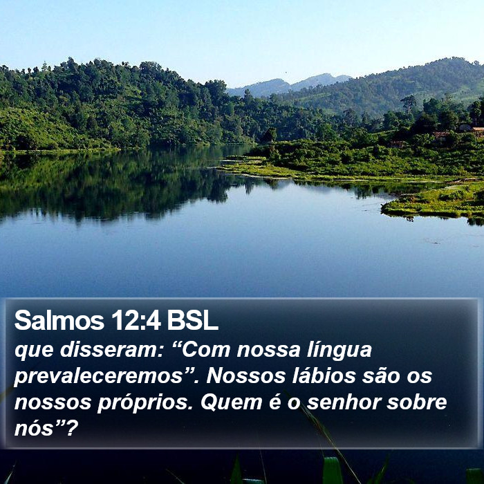 Salmos 12:4 BSL Bible Study