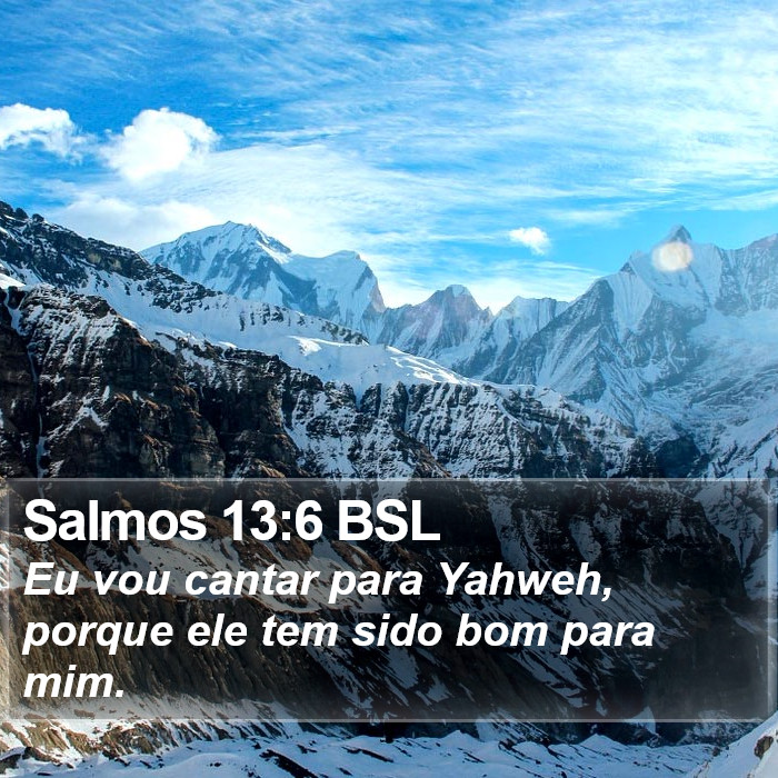 Salmos 13:6 BSL Bible Study