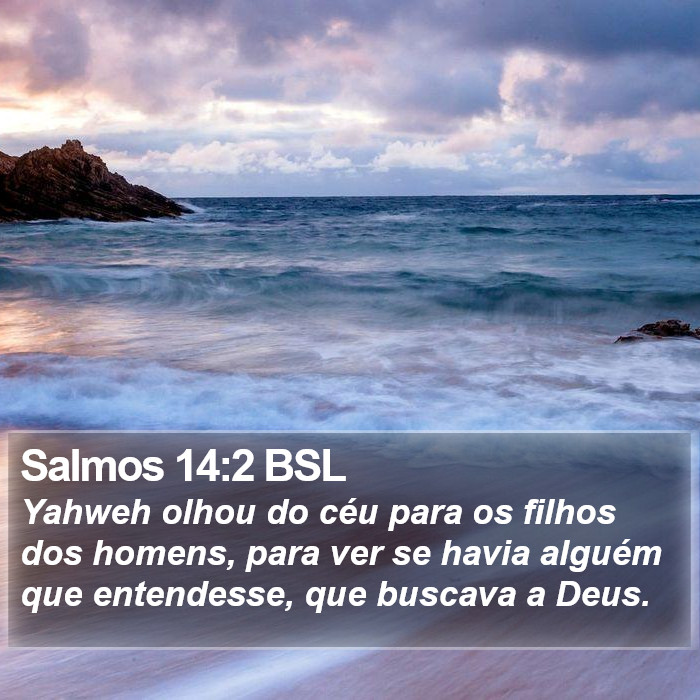 Salmos 14:2 BSL Bible Study