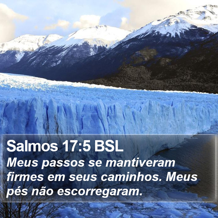 Salmos 17:5 BSL Bible Study