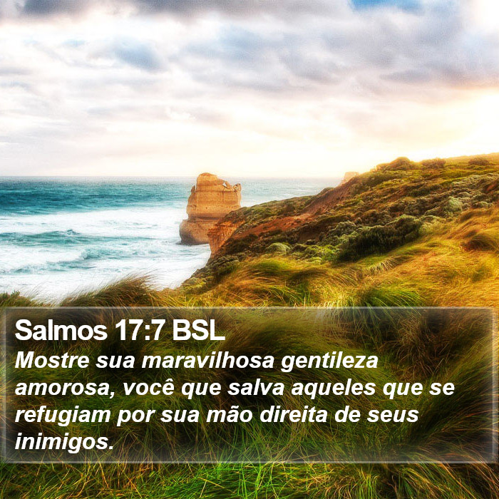 Salmos 17:7 BSL Bible Study