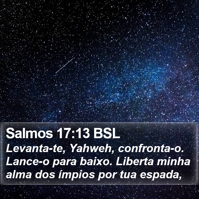 Salmos 17:13 BSL Bible Study