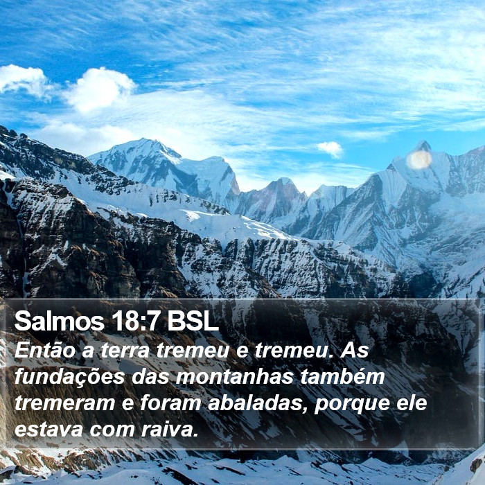 Salmos 18:7 BSL Bible Study