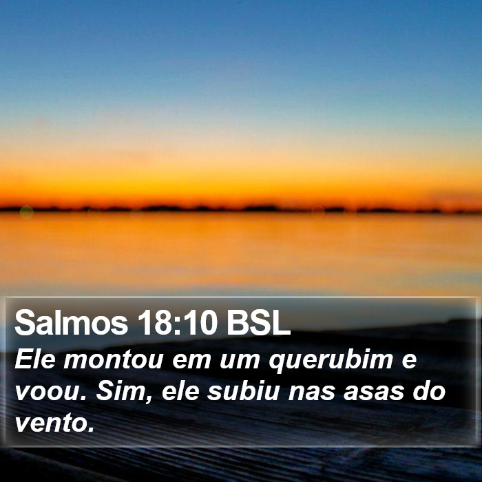 Salmos 18:10 BSL Bible Study