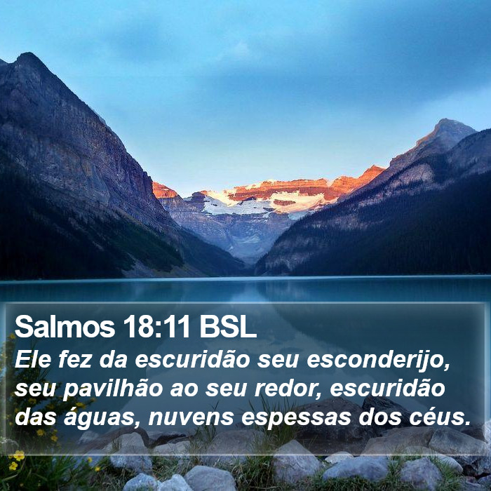 Salmos 18:11 BSL Bible Study