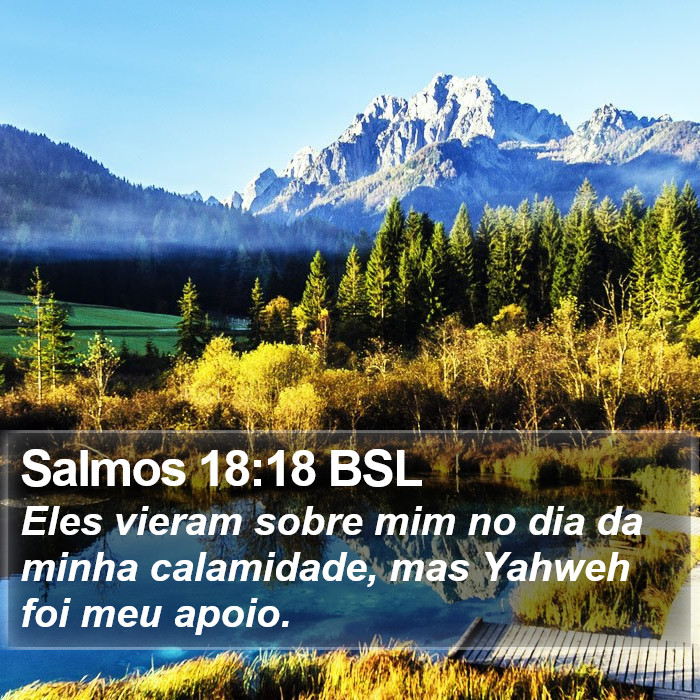 Salmos 18:18 BSL Bible Study