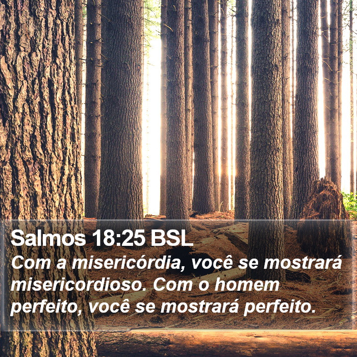 Salmos 18:25 BSL Bible Study