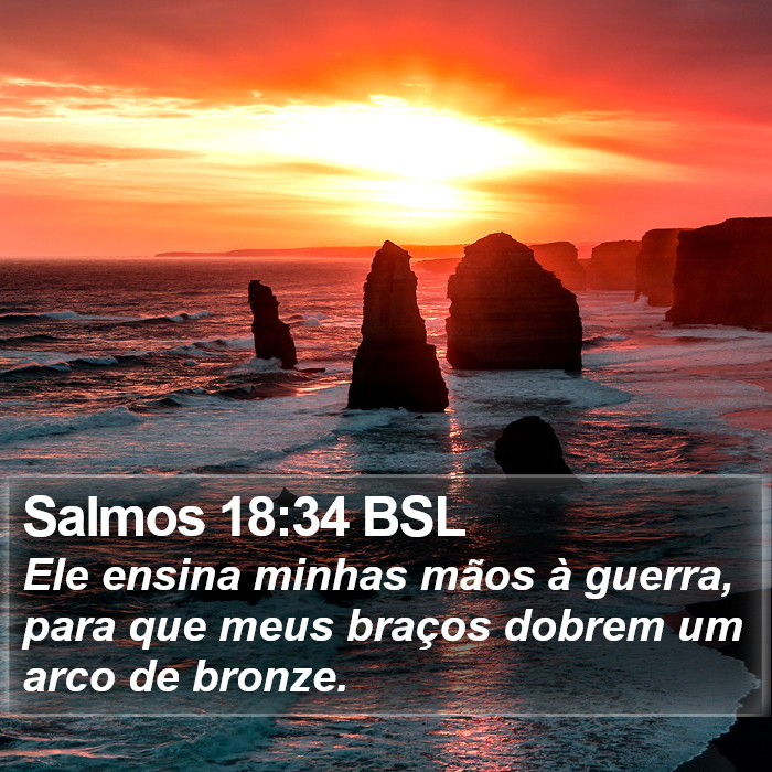 Salmos 18:34 BSL Bible Study