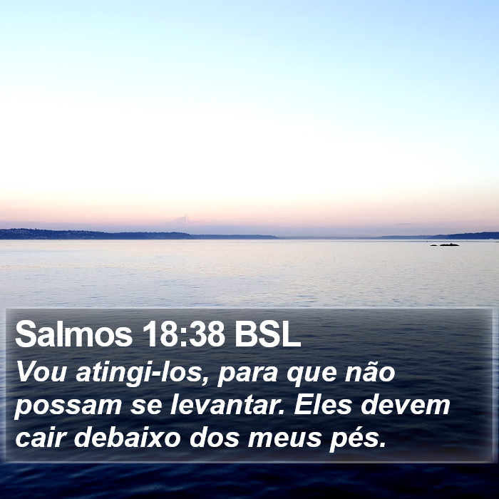 Salmos 18:38 BSL Bible Study