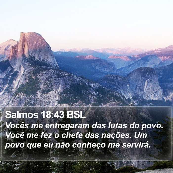 Salmos 18:43 BSL Bible Study