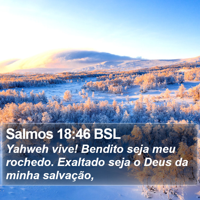 Salmos 18:46 BSL Bible Study