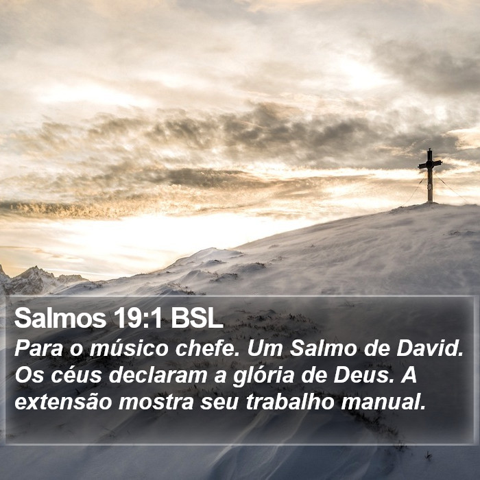 Salmos 19:1 BSL Bible Study