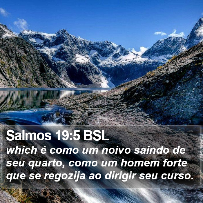 Salmos 19:5 BSL Bible Study