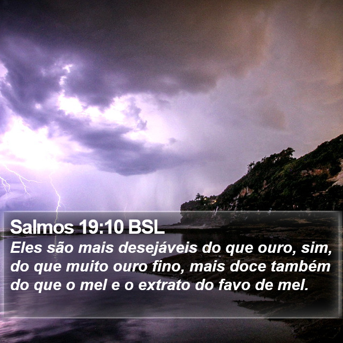 Salmos 19:10 BSL Bible Study