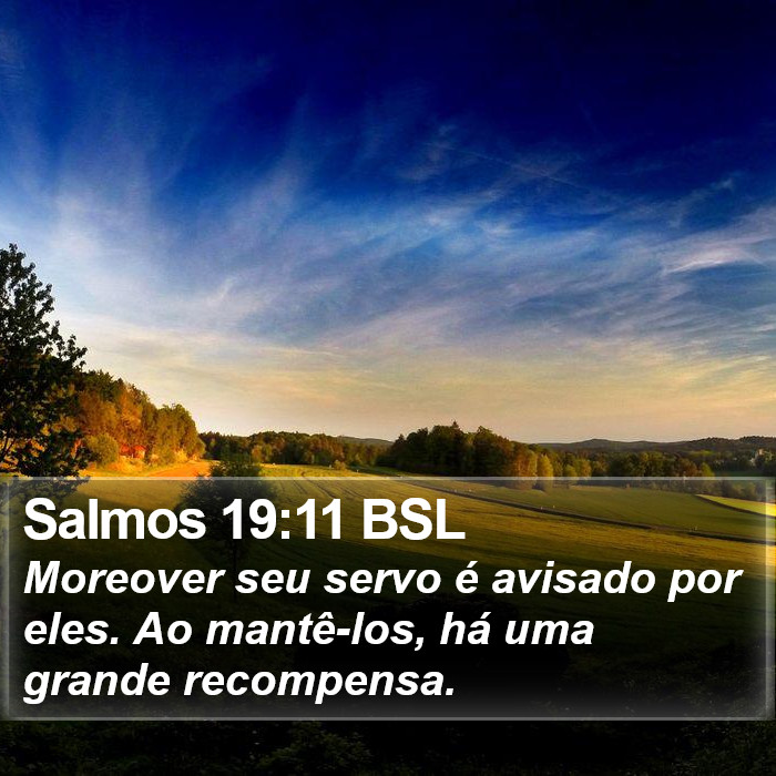 Salmos 19:11 BSL Bible Study