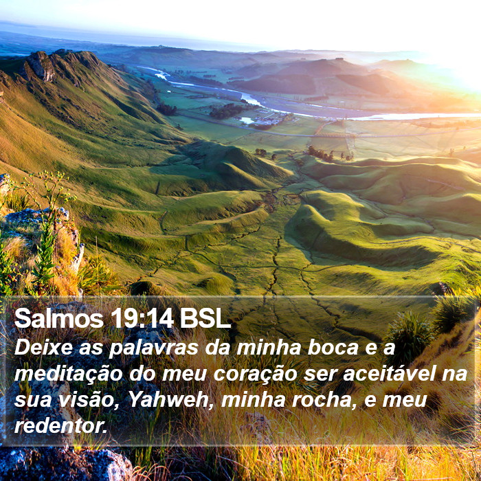 Salmos 19:14 BSL Bible Study