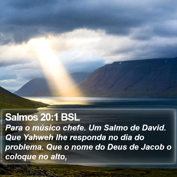 Salmos 20:1 BSL Bible Study