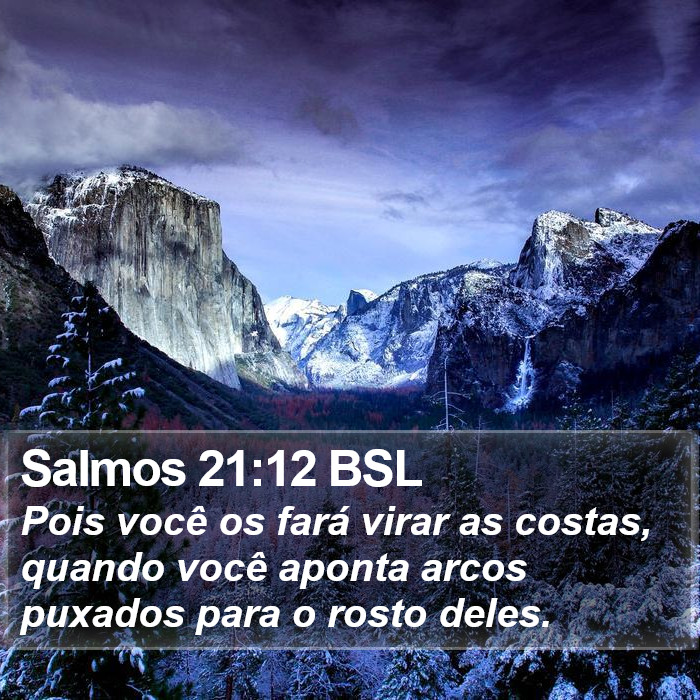 Salmos 21:12 BSL Bible Study
