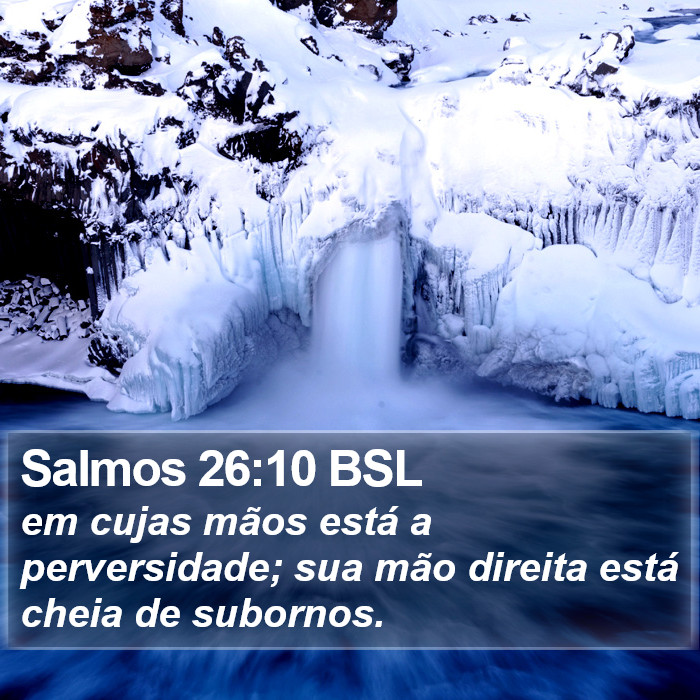 Salmos 26:10 BSL Bible Study