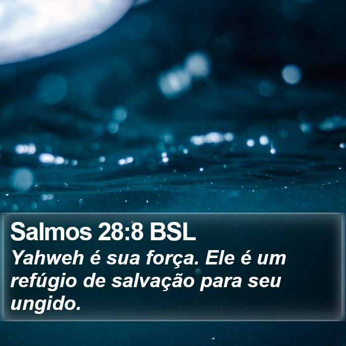 Salmos 28:8 BSL Bible Study