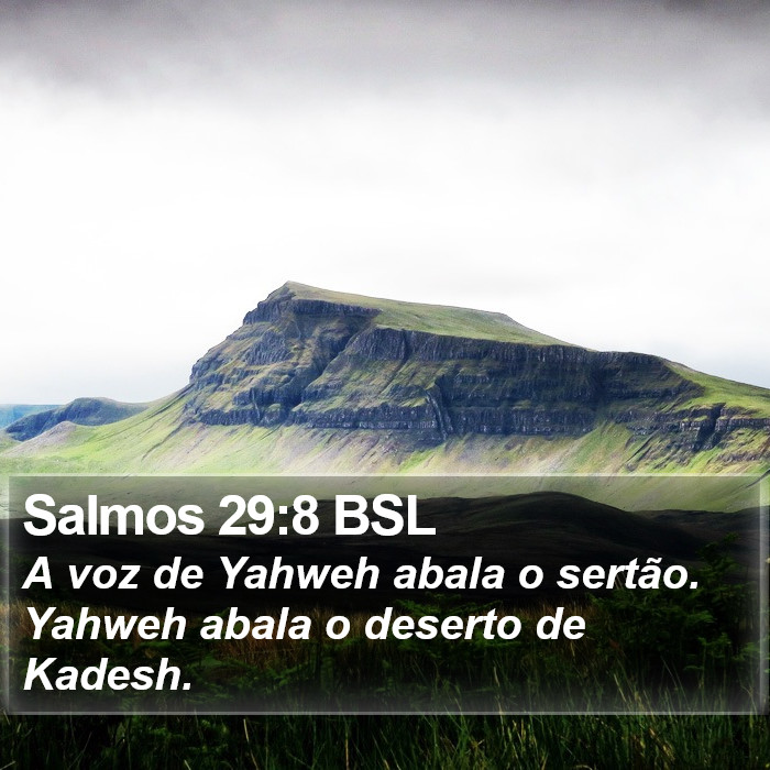 Salmos 29:8 BSL Bible Study