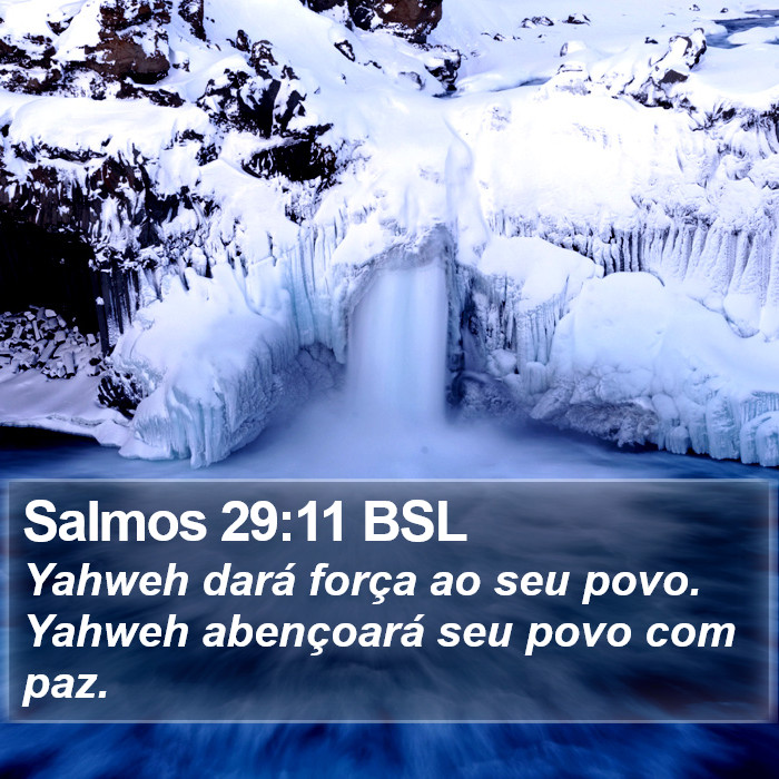 Salmos 29:11 BSL Bible Study