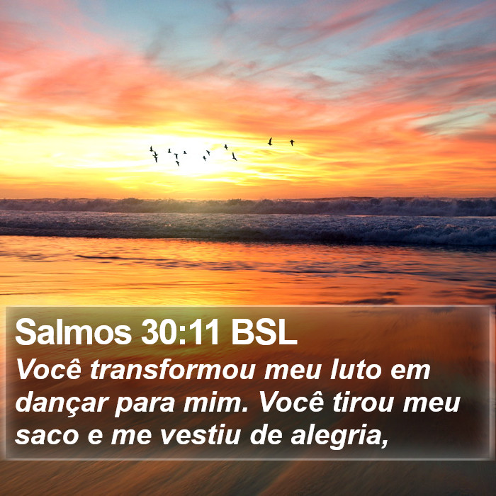 Salmos 30:11 BSL Bible Study