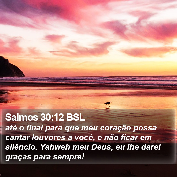 Salmos 30:12 BSL Bible Study