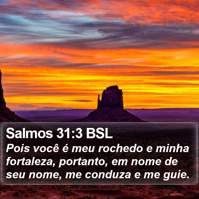 Salmos 31:3 BSL Bible Study