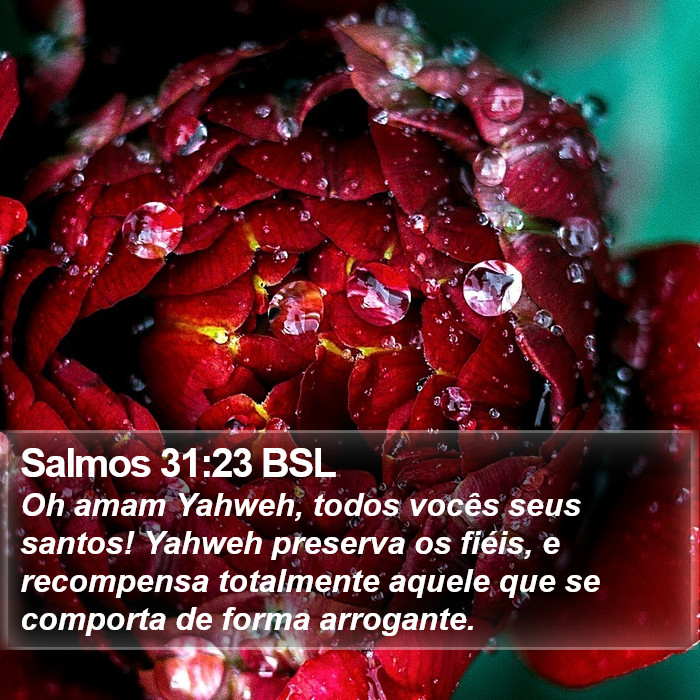 Salmos 31:23 BSL Bible Study