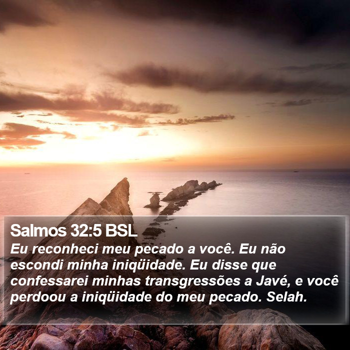 Salmos 32:5 BSL Bible Study