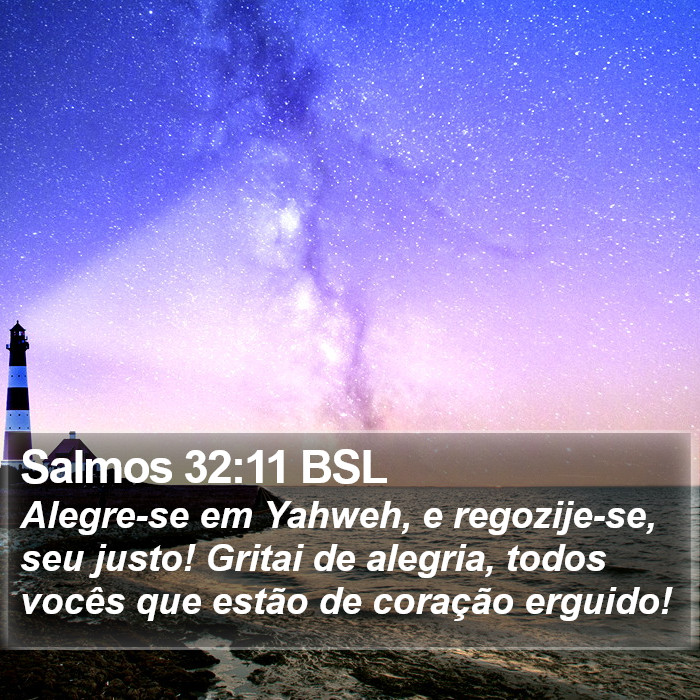 Salmos 32:11 BSL Bible Study