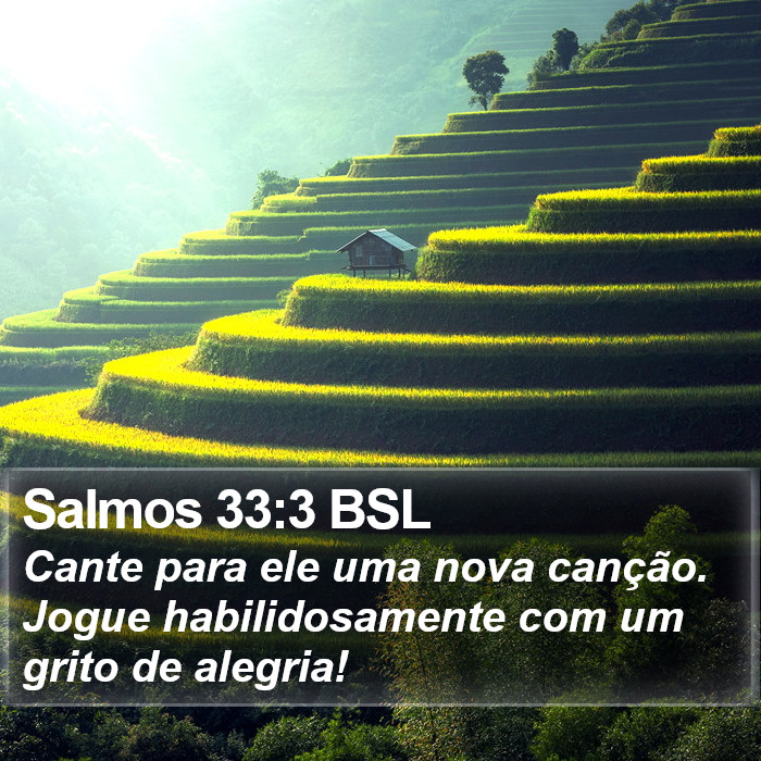 Salmos 33:3 BSL Bible Study