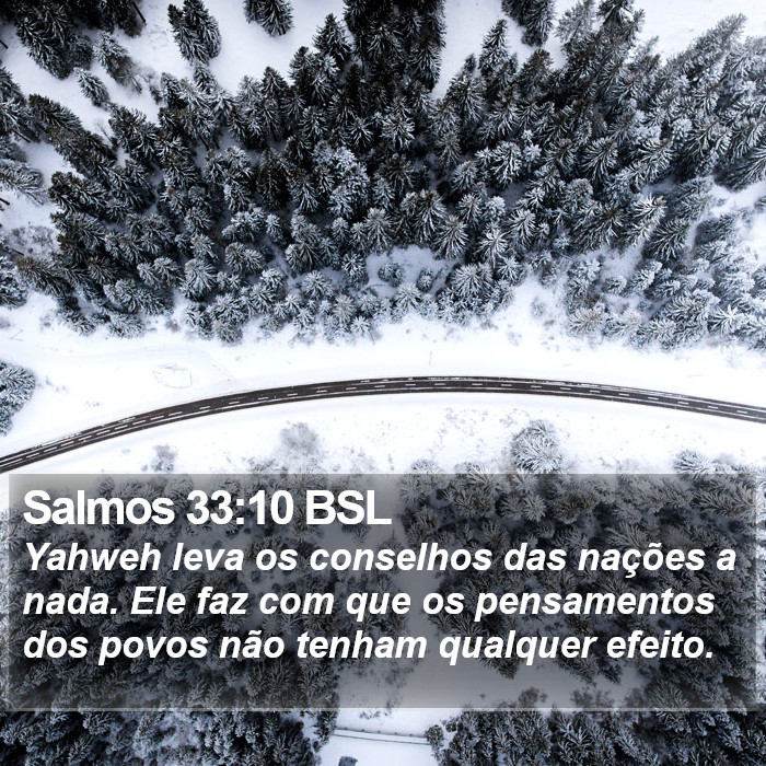 Salmos 33:10 BSL Bible Study