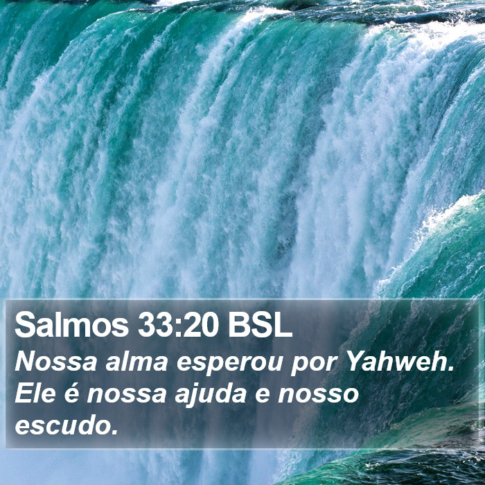 Salmos 33:20 BSL Bible Study