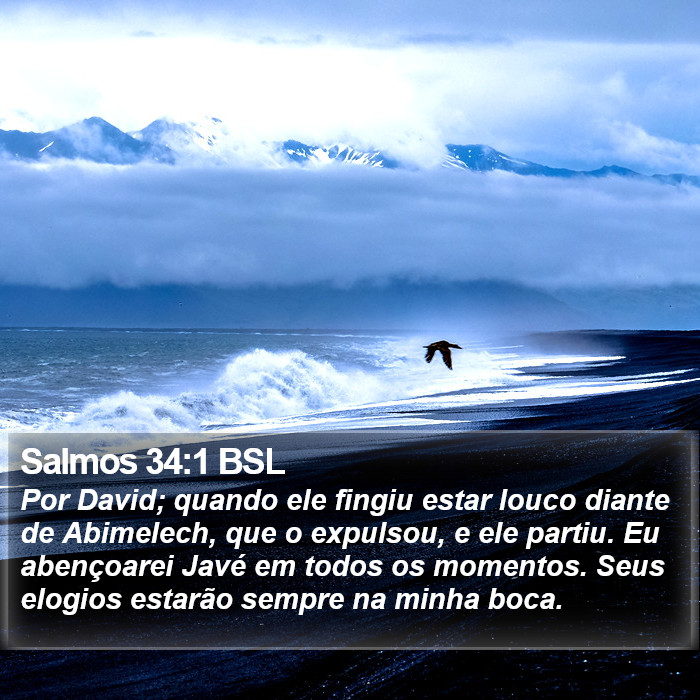 Salmos 34:1 BSL Bible Study