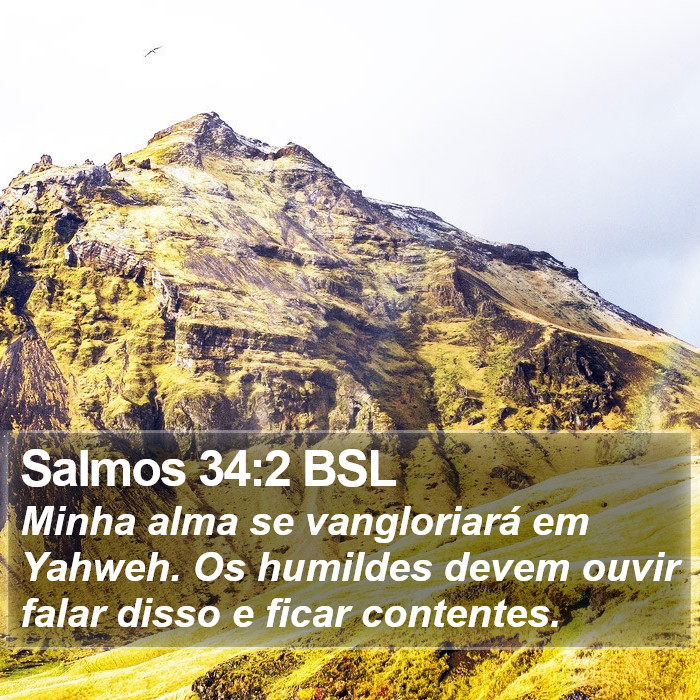 Salmos 34:2 BSL Bible Study