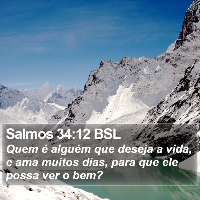 Salmos 34:12 BSL Bible Study