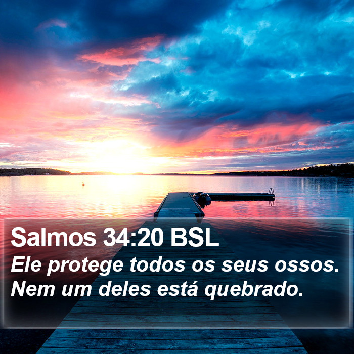 Salmos 34:20 BSL Bible Study