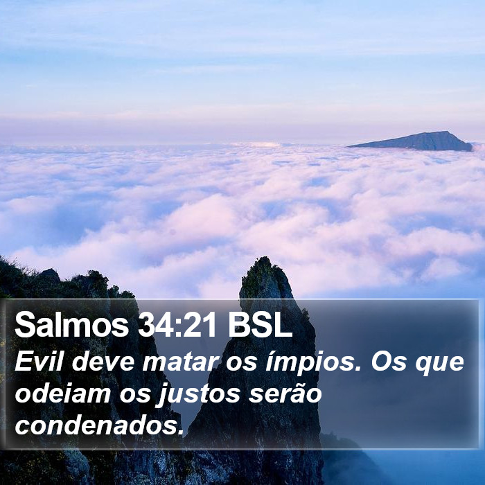 Salmos 34:21 BSL Bible Study