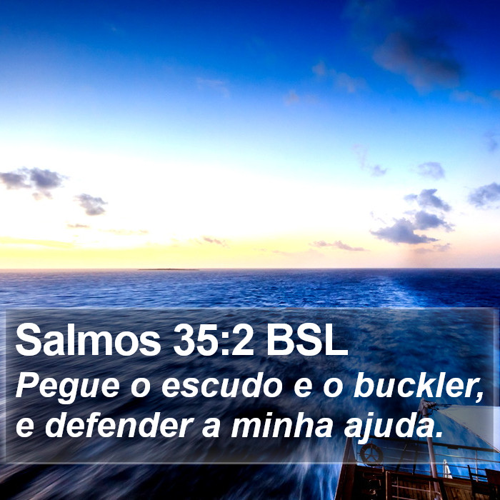 Salmos 35:2 BSL Bible Study