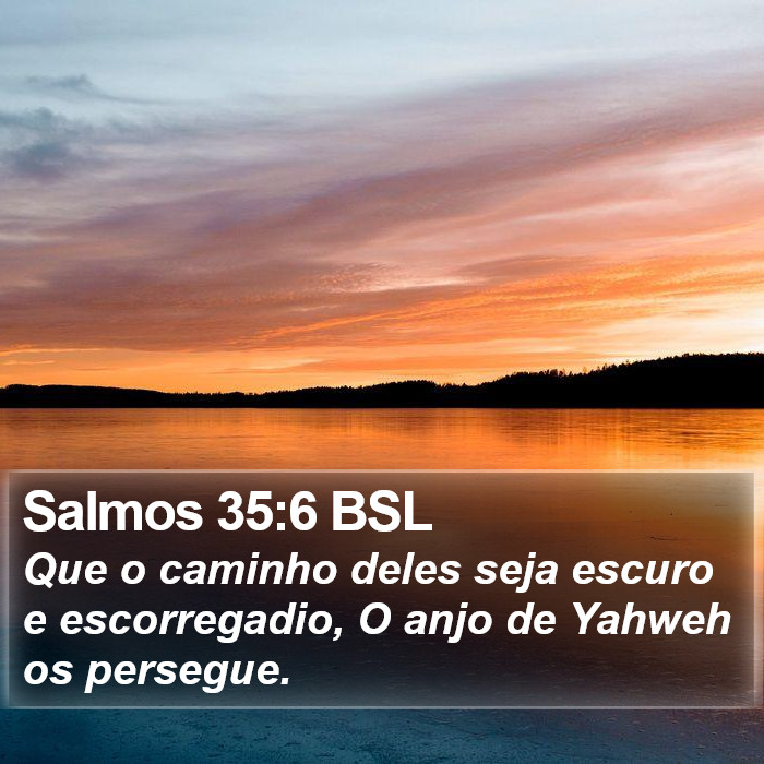 Salmos 35:6 BSL Bible Study