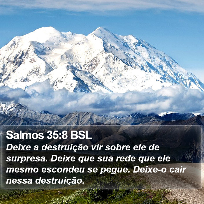 Salmos 35:8 BSL Bible Study