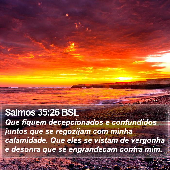 Salmos 35:26 BSL Bible Study