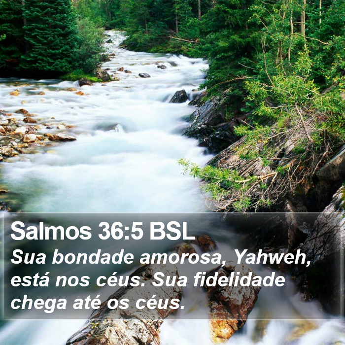 Salmos 36:5 BSL Bible Study