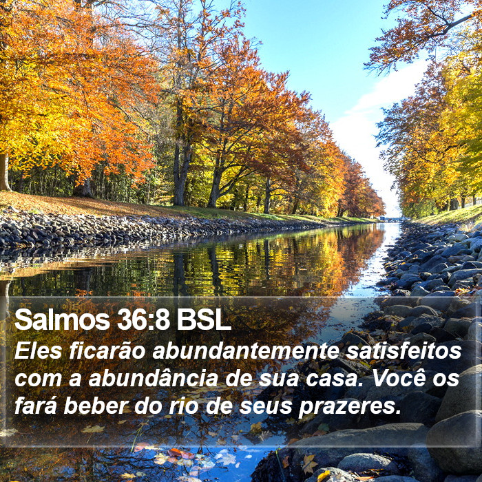 Salmos 36:8 BSL Bible Study