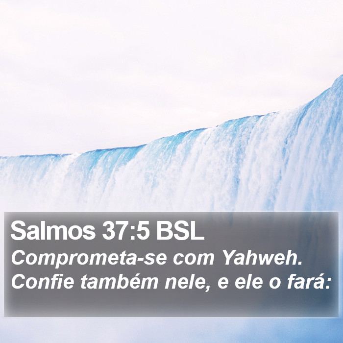 Salmos 37:5 BSL Bible Study