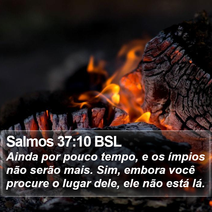 Salmos 37:10 BSL Bible Study