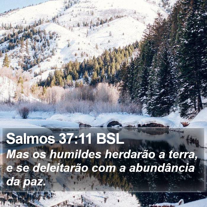 Salmos 37:11 BSL Bible Study