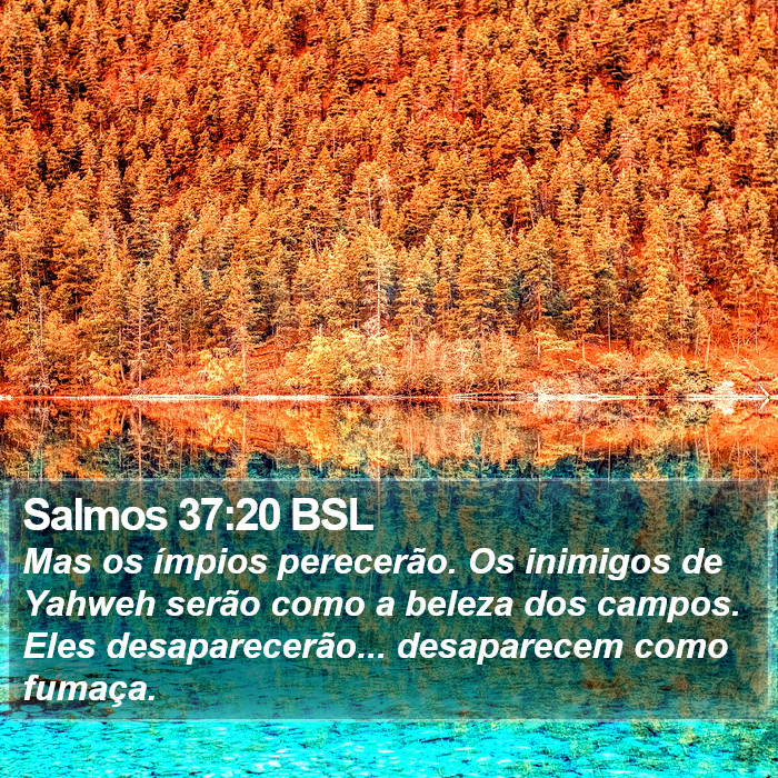 Salmos 37:20 BSL Bible Study